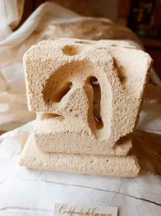 Portacandele in Pietra Leccese Fatto a Mano