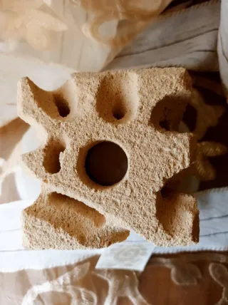 Portacandele in Pietra Leccese Fatto a Mano