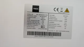 Nevera frigorífico combi TEKA Blanca