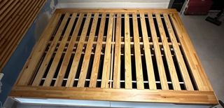 Cama madera 160x200 con 4 cajones