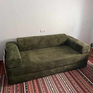 Sofá Cama SKLUM 2 Plazas Pana Verde