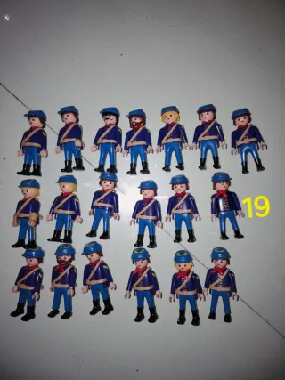 Lote 19 Figuras Playmobil Soldados