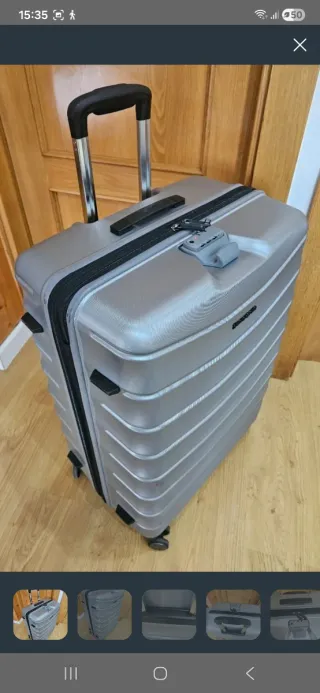 Maleta Samsonite 70cm Plata