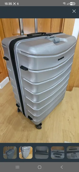 Maleta Samsonite 70cm Plata