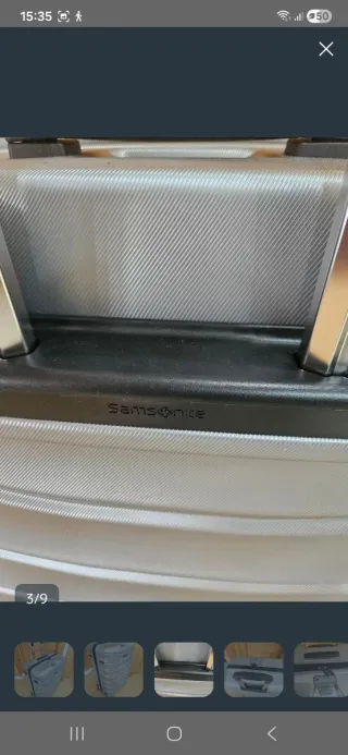 Maleta Samsonite 70cm Plata