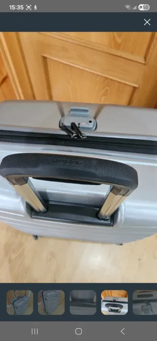 Maleta Samsonite 70cm Plata