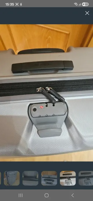 Maleta Samsonite 70cm Plata