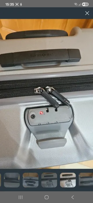 Maleta Samsonite 70cm Plata