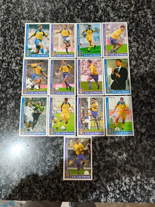 Lote cromos Las Palmas Mundicromo 2002