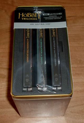 El Hobbit Trilogia 4K UHD Steelbook Nuevo