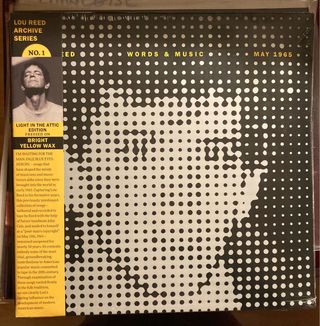 Lou Reed LP Words & Music - May 1965