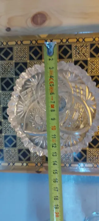Jarrones de cristal tallado