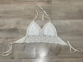 Top ganchillo blanco