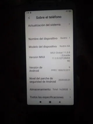 Xiaomi Redmi 6A – Funciona perfectamente – Libre