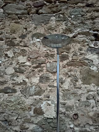 Lámpara de pie moderna acero inoxidable