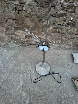 Lámpara de pie moderna acero inoxidable