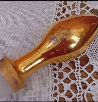 Caraffa Murano dorata decorata a mano