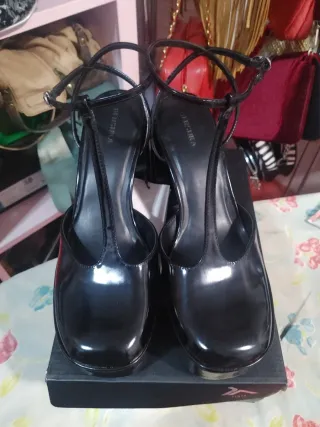 Zapatos Tiras Plataforma Talla 41