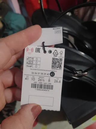 Zapatos Tiras Plataforma Talla 41