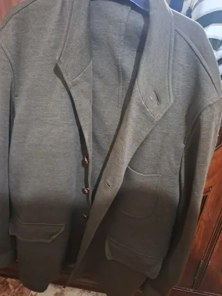 Americana de vestir gris hombre