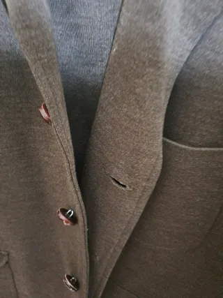 Americana de vestir gris hombre