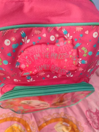 Mochila escolar Frozen con ruedas