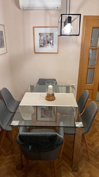 Mesa de cristal Maisons du Monde