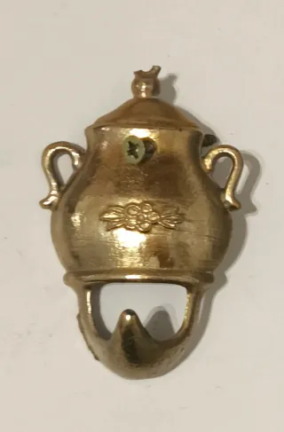 4 Perchitas Bronce Adorno Cocina