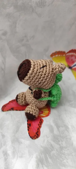 Capibara tejido a crochet