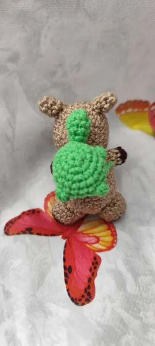 Capibara tejido a crochet