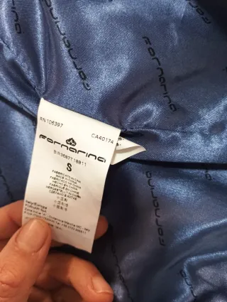 Abrigo Fornarina azul