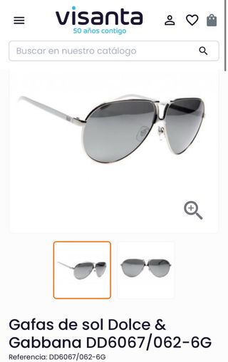 Gafas de sol Dolce & Gabbana plateadas