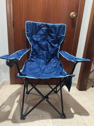 Silla Plegable Playa/Camping Azul