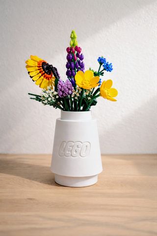 Vaso Lego Botanicals Branco Cónico