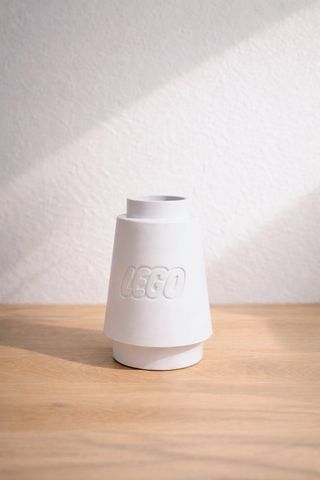 Vaso Lego Botanicals Branco Cónico