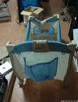 Parque Cuna Viaje Azul Infantil