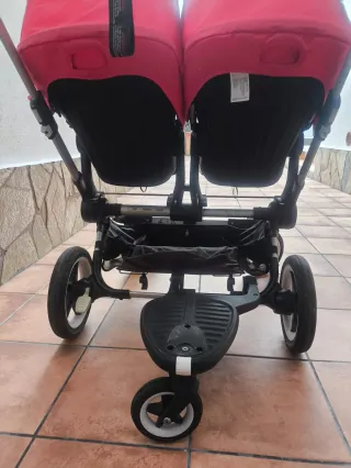 Bugaboo Donkey Cochecito Gemelar + Patinete