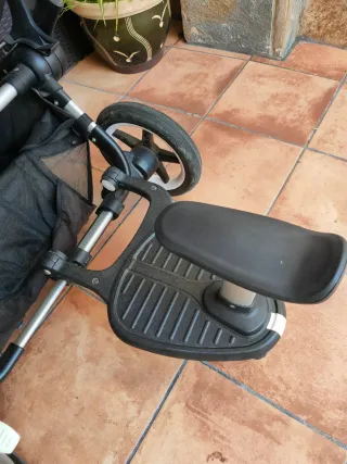 Bugaboo Donkey Cochecito Gemelar + Patinete