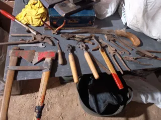 Lote de herramientas antiguas