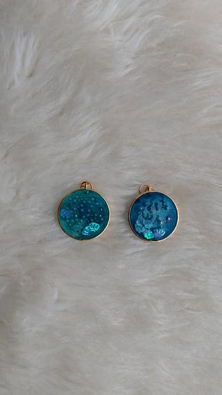 Colgantes Resina Hechos a Mano