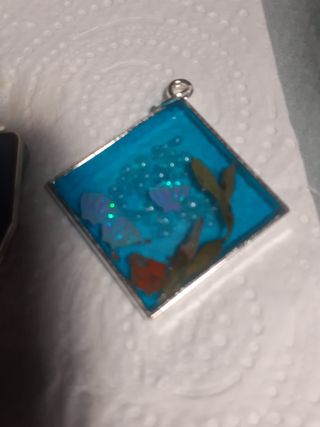 Colgantes Resina Hechos a Mano