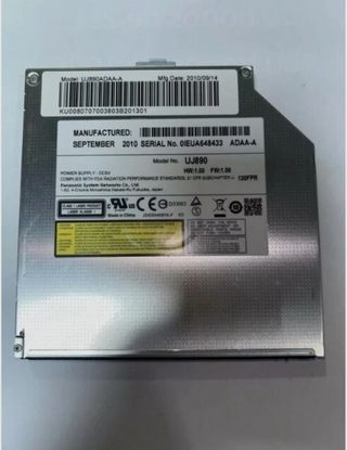 Unidad Óptica Lector Grabadora DVD CD 13mm