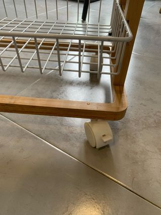 Carrito Organizador Cocina Baño Madera Metal