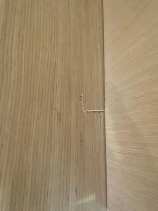 Escritorio esquinero madera y metal