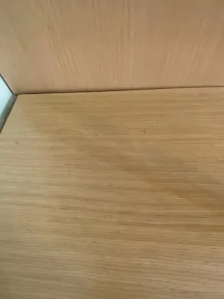 Escritorio esquinero madera y metal