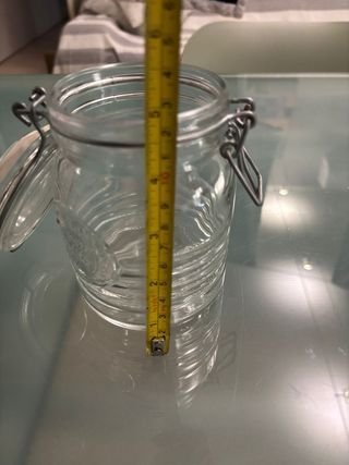 Contenitore ermetico in vetro nuovo