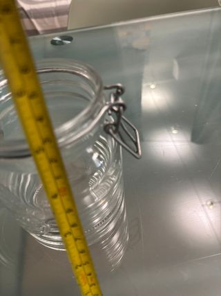 Contenitore ermetico in vetro nuovo