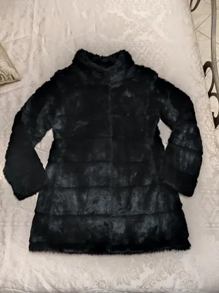 Pelliccia donna nera taglia S/M