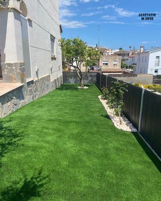 Césped artificial reciclado