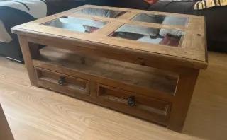 Conjunto salón madera maciza mejicana